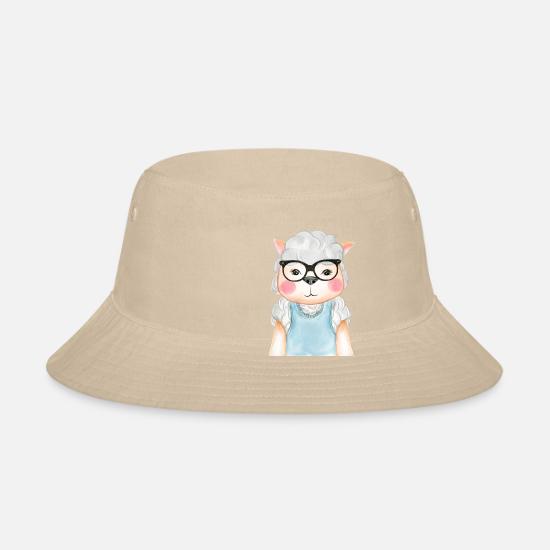 Cute sheep with glasses animal kids 
